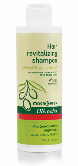 Revitaliserende Shampoo Olive-elia