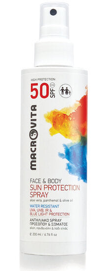 Sun Protection Spray SPF50 (Face & Body) Macrovita
