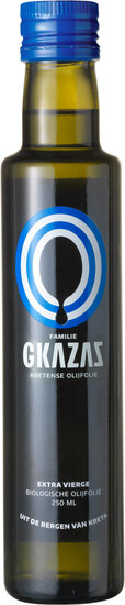 Biologische Olijfolie uit Kreta - 250 ml (Glas) Gkazas