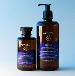 Men's Tonic Shampoo tegen Haarverlies (500ml eco-verpakking) Apivita