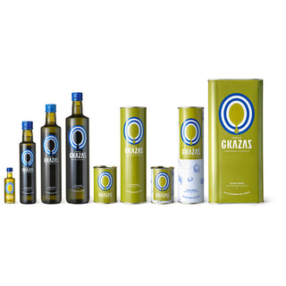 Biologische Olijfolie uit Kreta - 250 ml (Glas) Gkazas