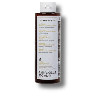 Rice Proteins + Linden Shampoo For Thin / Fine Hair Korres