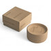Mielēv Hand-Crafted Ceramic Candle (witte tulp/lelie/hout)