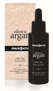 face neck dry oil olive & argan macrovita