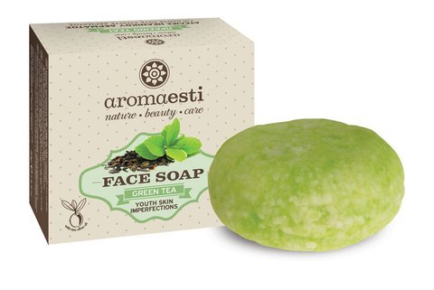 Gezichtszeep Face Bar Groene Thee - MetOlijf.nl