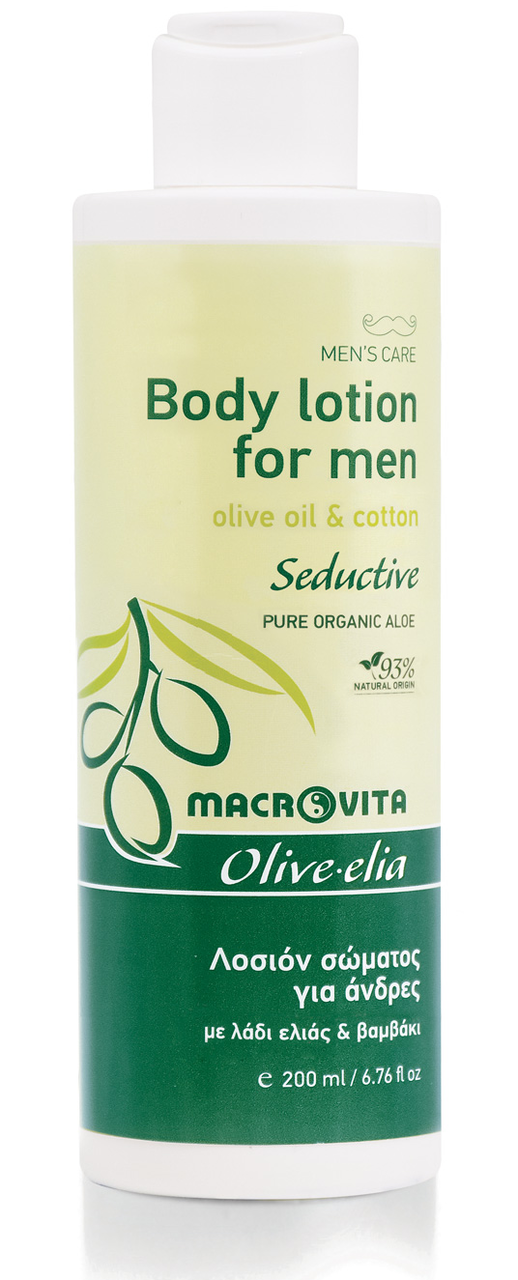 beet Isaac marketing Bodylotion voor mannen (seductive) - Macrovita Olive-elia - MetOlijf.nl
