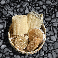 Natuurlijke douche spons en zeepsponzen