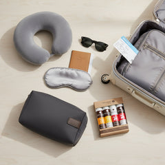 Reisverpakking natuurlijke toiletartikelen