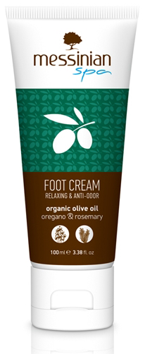 Voetcrème tegen Zweetgeur Messinian Spa