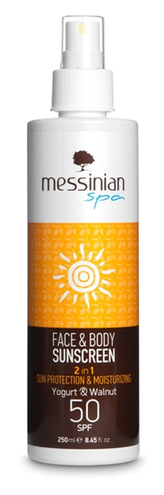 Zonnebrandspray SPF50 Messinian Spa