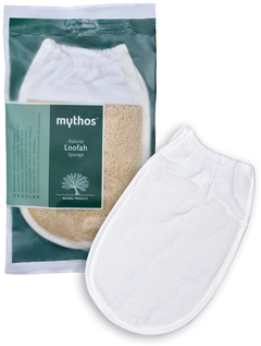 Loofah Scrubhandschoen met washand Mythos