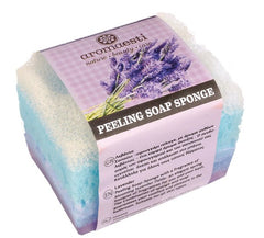 Scrubspons met Olijfzeep Lavendel Aromaesti