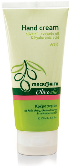 Handcrème met Hyaluronzuur (anti-aging) Olive-elia