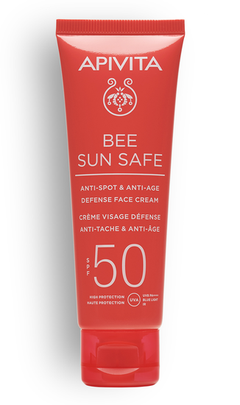 Anti-Spot & Anti-Age Defense Face Cream SPF50 Apivita