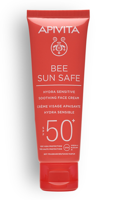 Sensitive Soothing Face Cream SPF50+ (parfumvrij) Apivita
