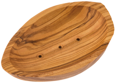 Zeephouder Olijfhout met Gaten Rizes