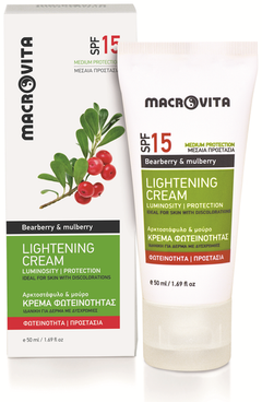 Lightening Pigmentvlekken Crème SPF15 Macrovita