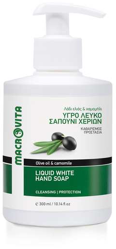 Vloeibare Witte Olijfolie Handzeep Macrovita