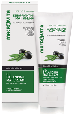 Oil Balancing Mat Cream Macrovita