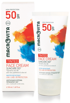 Tinted Gezichtscrème SPF50 (CC/DD Cream) Macrovita