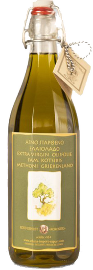 Koroneiki Olijfolie (Messinia) - 1 ltr (Beugelfles) Kotsiris