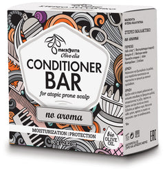 Conditioner Bar tegen Eczeem en/of Psoriasis (Zonder Parfum) - 80 gram Olive-elia