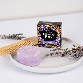 Shampoo Bar voor Futloos en/of Grijs Haar (Lavendel) - 80 gram Olive-elia