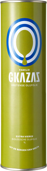 Biologische Olijfolie uit Kreta - 1 liter (Blik) Gkazas