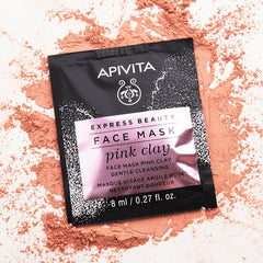 Face Mask Mild Reinigend (Roze Klei) (2 zakjes) Apivita