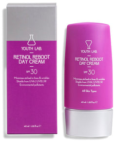 Youth Lab Retinol Reboot Zonnebrand Dagcrème SPF30 Youth Lab.