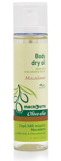 Body Dry Oil Macadamia Olive-elia