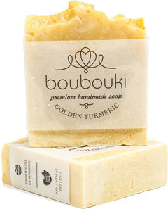 Ambachtelijke Olijfzeep Golden Turmeric Boubouki
