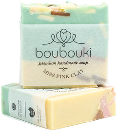 Ambachtelijke Olijfzeep Miss Pink Clay Boubouki