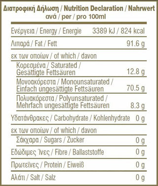 Biologische Koutsourelia-Koroneiki Olijfolie - 500 ml (Glas) Eliki