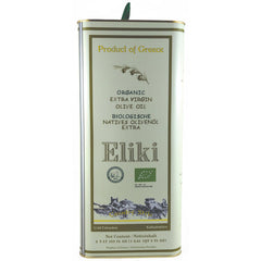 Biologische Koutsourelia-Koroneiki Olijfolie - 5 liter (Blik) Eliki