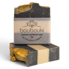 Ambachtelijke Olijfzeep Activated Carbon Boubouki