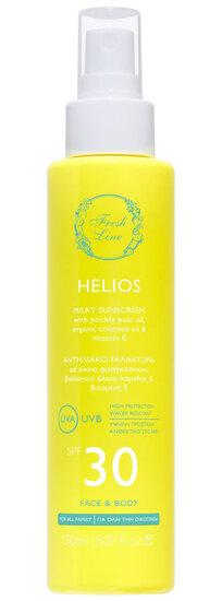 Helios Milky Face & Body Sunscreen SPF30 + After Sun Gift Set Fresh Line