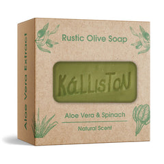 Rustieke Olijfzeep met Spinazie en Aloë Vera Kálliston
