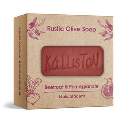 Rustieke Olijfzeep met Rode Biet en Granaatappel Kálliston