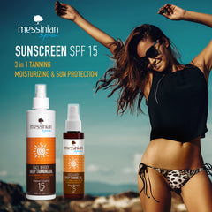Deep Tanning Oil SPF15 (250ml) Messinian Spa