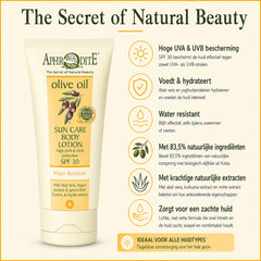 Zonnebrand Bodylotion SPF30 Aphrodite