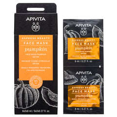 Detox Face Mask met Pompoen (2 zakjes) Apivita