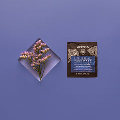 Anti-Pollution Face Mask (Zee-Lavendel) (2 zakjes) Apivita