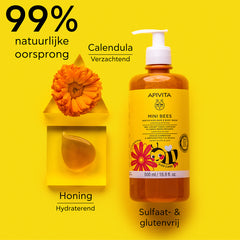 Mini Bees Douchegel-Shampoo voor Baby's en Kinderen Apivita