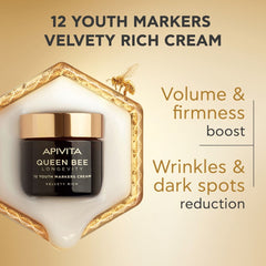 Queen Bee Longevity 12 Youth Markers Velvety Rich Cream Apivita