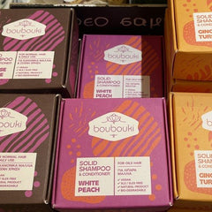 Shampoo & Conditioner Bar Ginger & Turmeric (dof en zwak haar) Boubouki