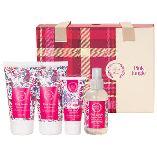 Christmas Pink Jungle Gift Set (4-delig)