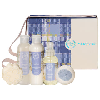 Christmas White Jasmine Gift Set (5-delig)