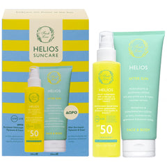 Helios Milky Face & Body Sunscreen SPF50 + After Sun Set Fresh Line