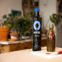 Biologische Olijfolie uit Kreta - 250 ml (Glas) Gkazas